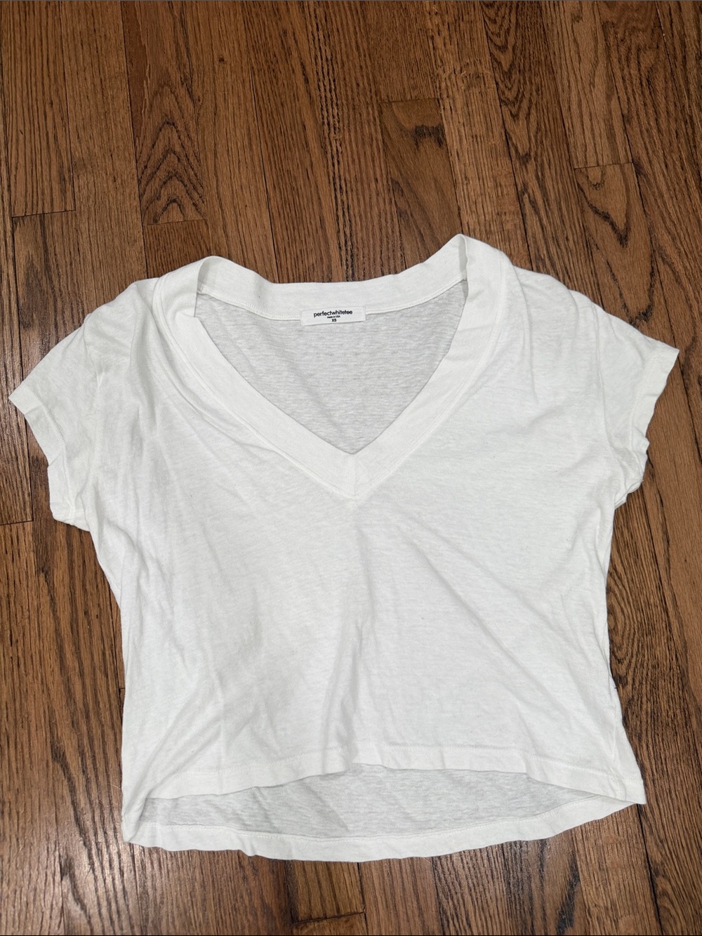 perfectwhitetee Alanis recycled cotton Tee White XS
